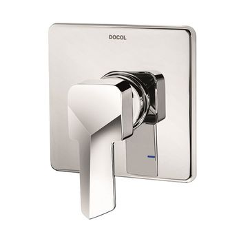 Acabamento Monocomando para Chuveiro e Ducha Higiênica Skyline Cromado - 00764906 - Docol