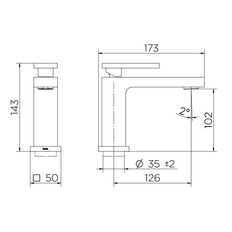 Misturador Monocomando para Banheiro Mesa Bica Baixa New Misturador Monocomando para Banheiro Mesa Bica Baixa New