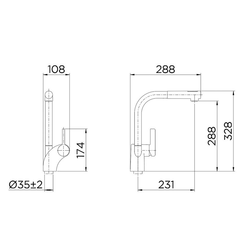 Misturador Monocomando para Cozinha Mesa Docol Mássima Cromado
