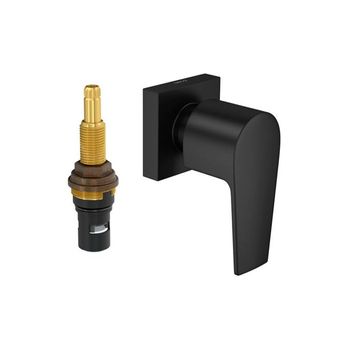 Acabamento Registro Level Black Matte 3/4 4616 BL26.MT - Deca