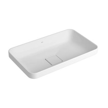 Cuba para Lavatorio de Sobrepor Retangular 50cm Branco - L.23050.17 - Deca