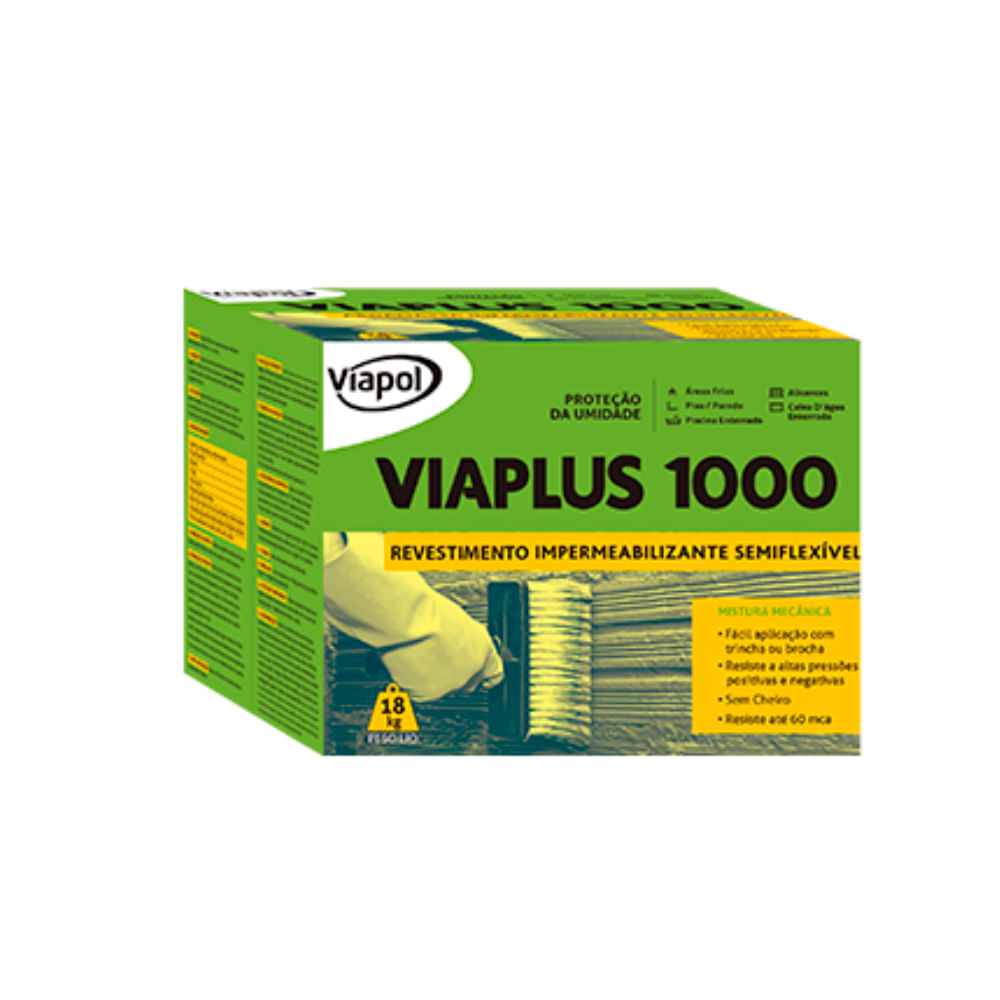 Viaplus 1000 18kg - Viapol - Padovani: Materiais para Construção
