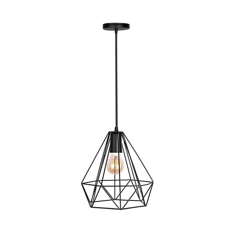 Pendente Oslo Preto PD174/PT - Kin Light - Padovani: Materiais