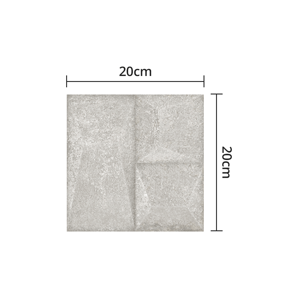 Porcelanato Space Block Sgr Natural 20x20 61376 - Portinari