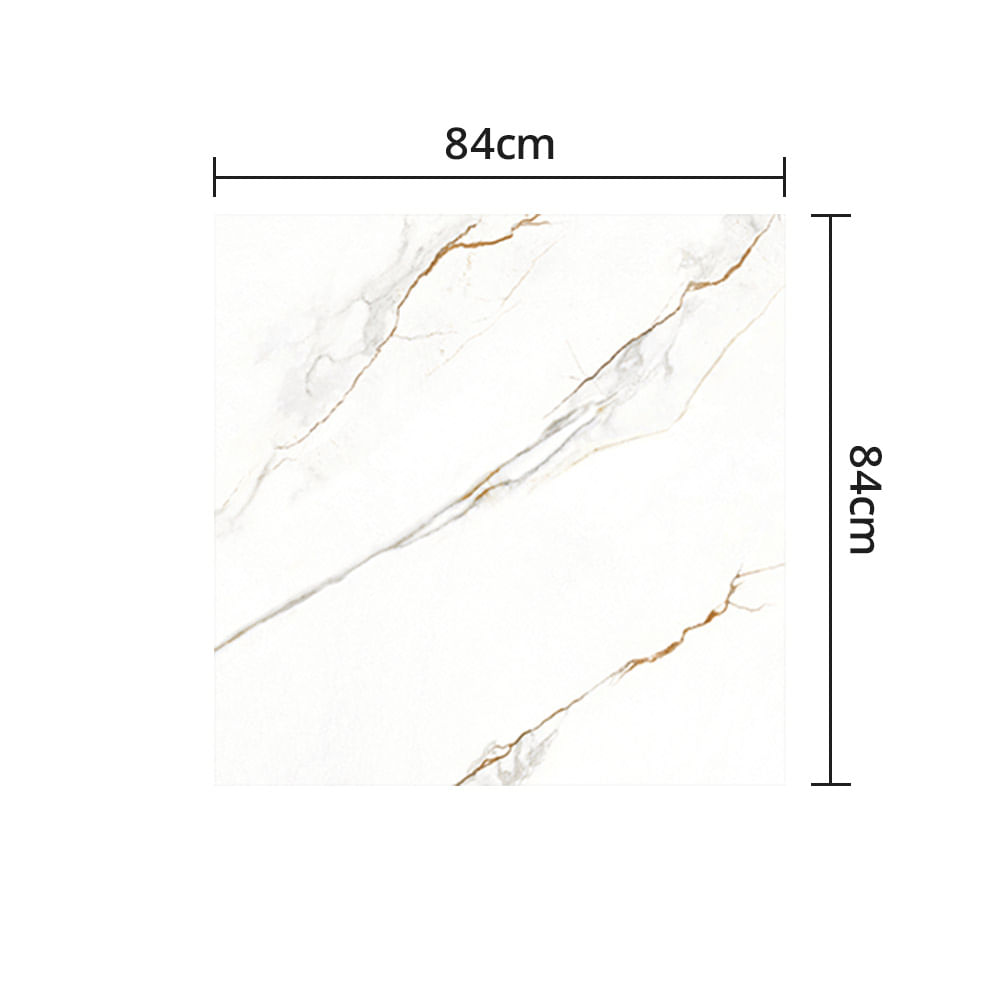 Porcelanato Vene Doro 84X84 Interno - Delta - Padovani: Materiais