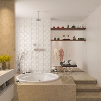 Banheira de Hidromassagem PAOLA G2 Acrílica 6 Jatos 150x50cm - Jacuzzi