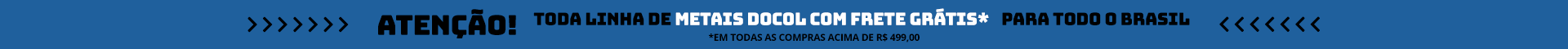 Banner de promoção de frete grátis em compras acima de 499 reais para  alinha de metais da marca Docol